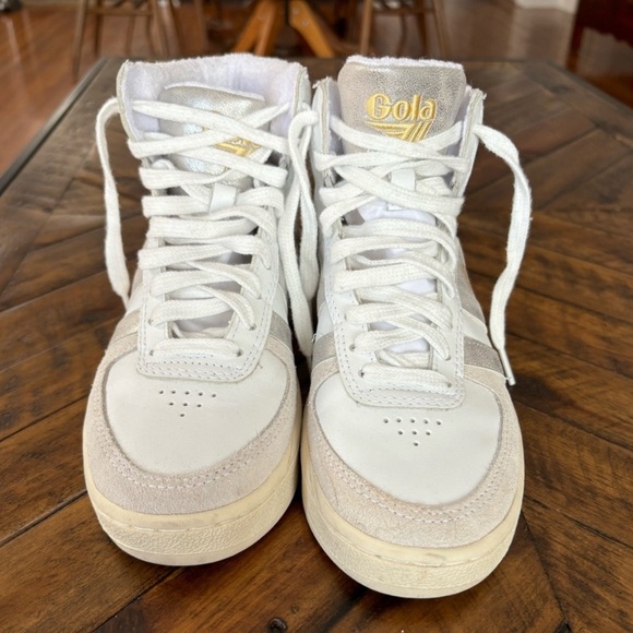 GOLA high top sneakers / silver size 6 - Picture 1 of 3